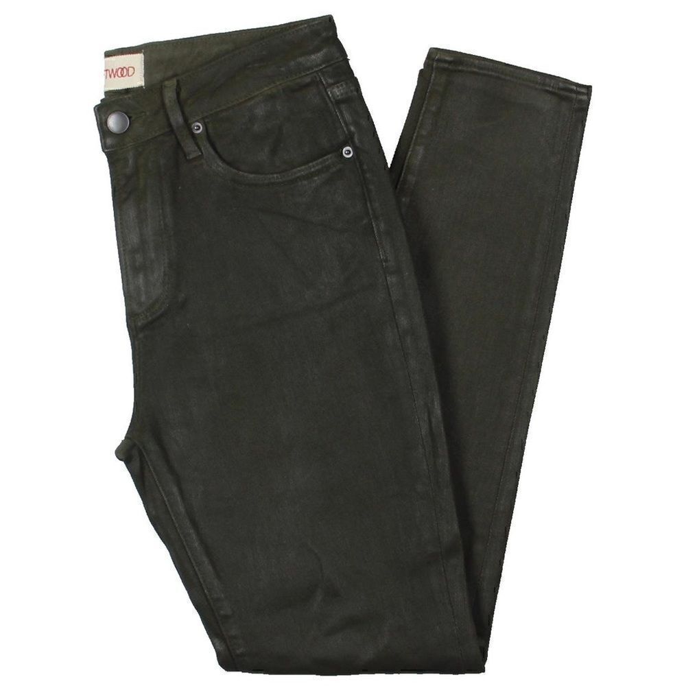 Driftwood Jackie olive coated pants in size 26